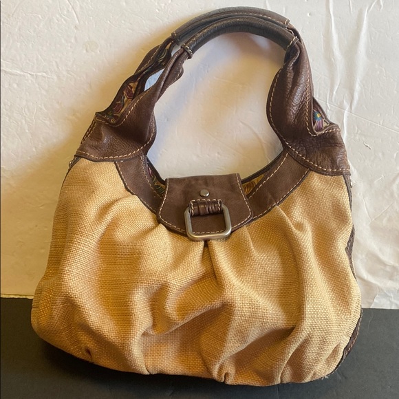 Fossil Brown and Tan Hobo Bag - Picture 1 of 15